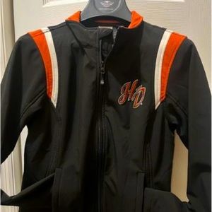 LIKE NEW women’s traditional Harley Davidson lightweight jacket.